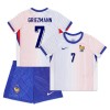 Camisola + Calções França Griezmann 7 Criança Equipamento 2ª Euro 2024